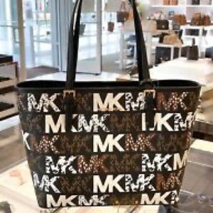 Michael Kors Jet Set Travel MD Carryall Tote animal